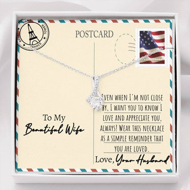 My Beautiful Wife Alluring Beauty Necklace - Love You This Much